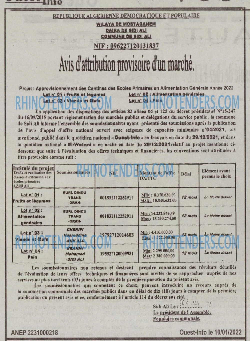 OUEST INFO
