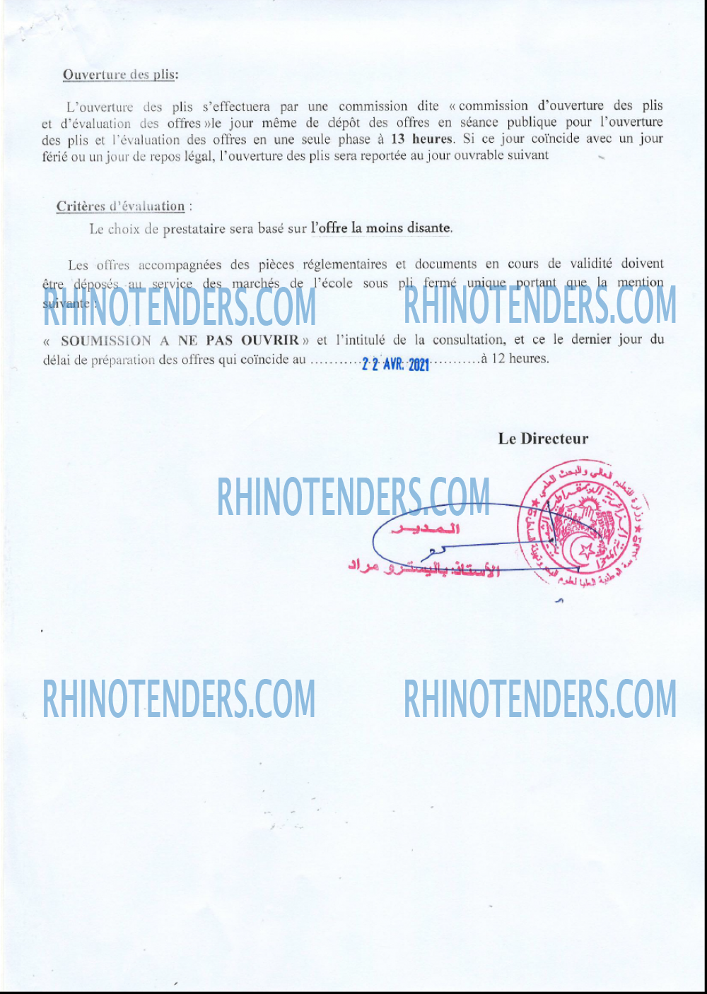 Rhinotenders