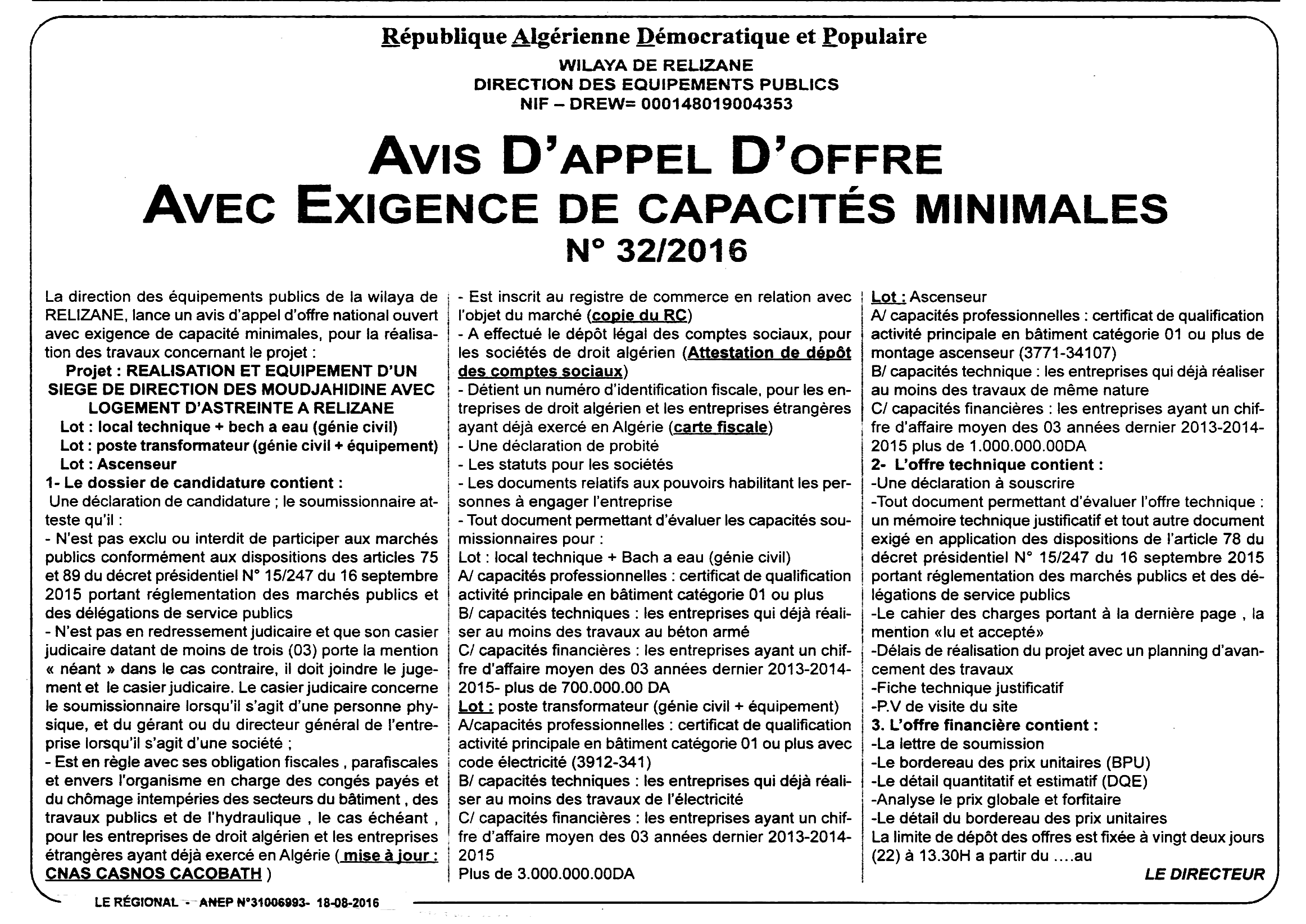 LE REGIONAL