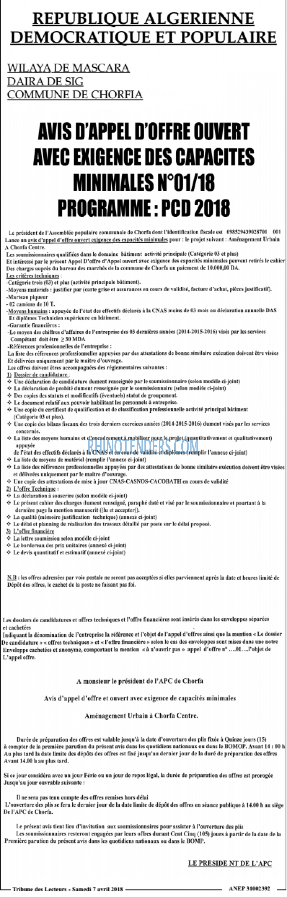 TRIBUNE DES LECTEURS