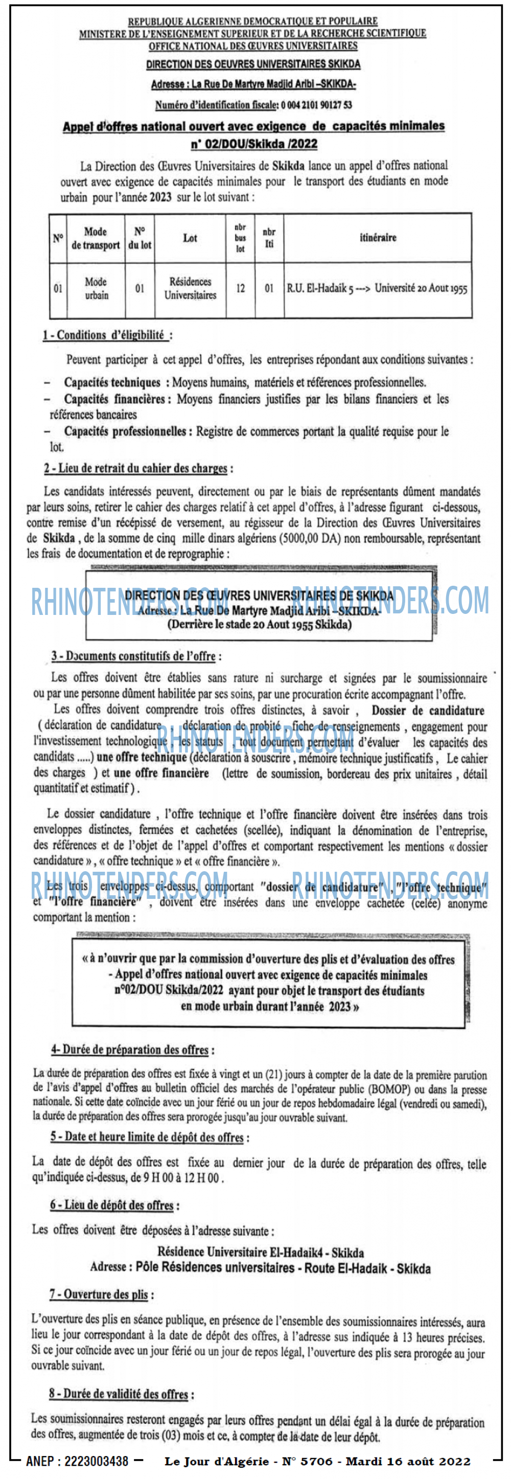 Le Jour d'Algérie
