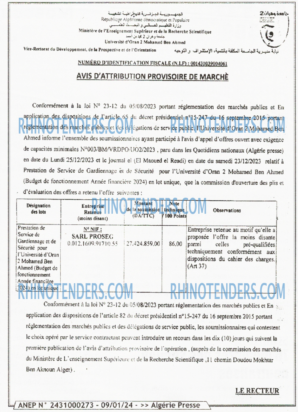 ALGERIE PRESSE
