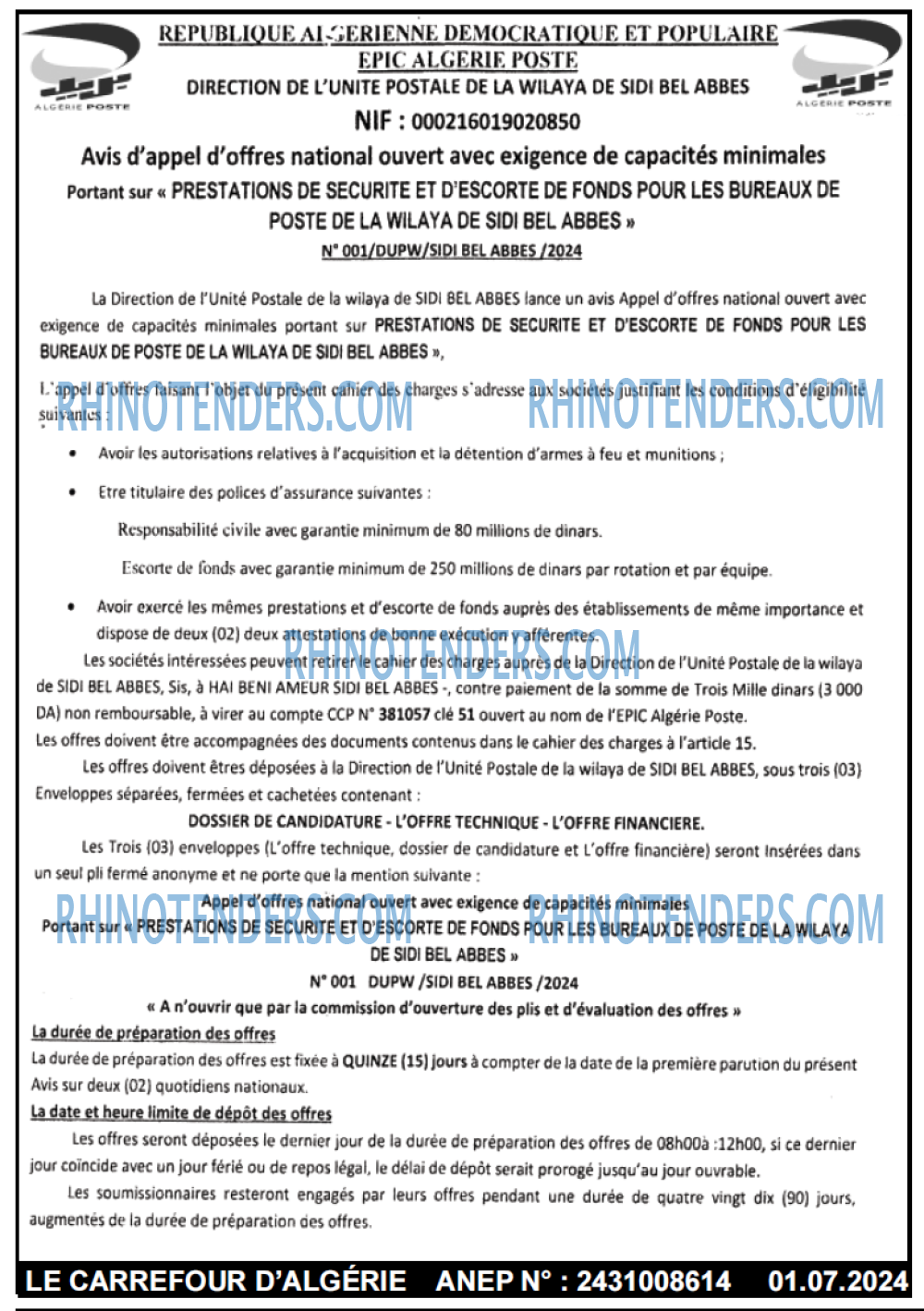 Le Carrefour d'Algérie