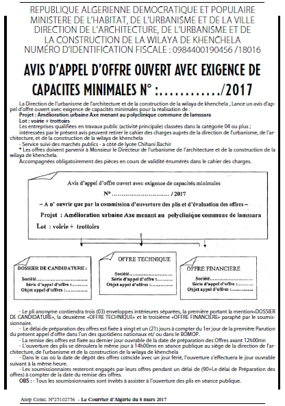 Le Courrier d'Algerie