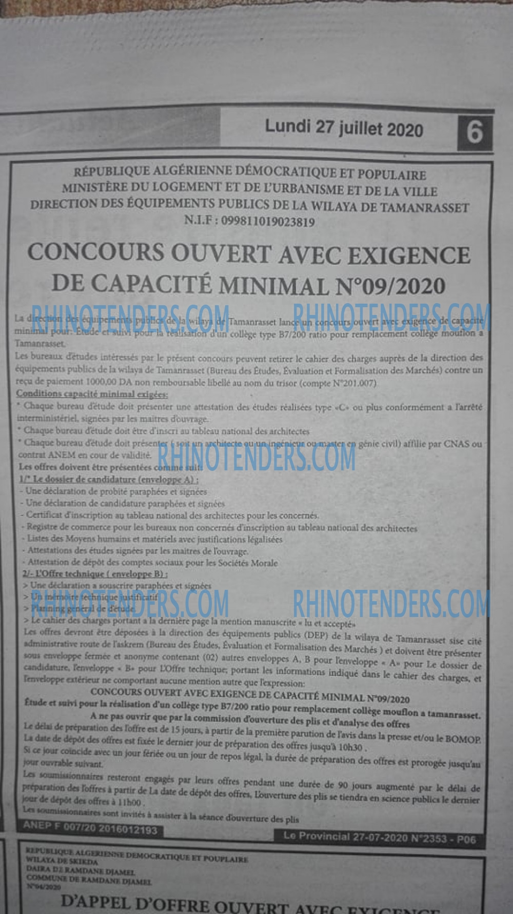 LE PROVINCIAL