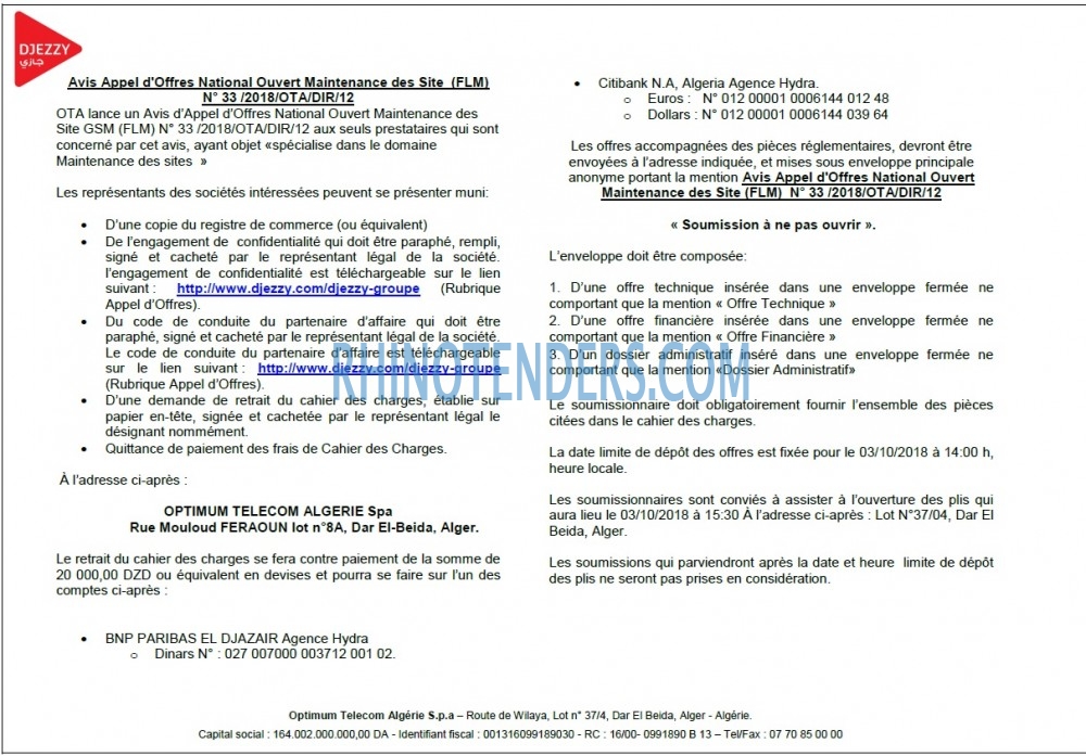 Optimum Telecom Algerie