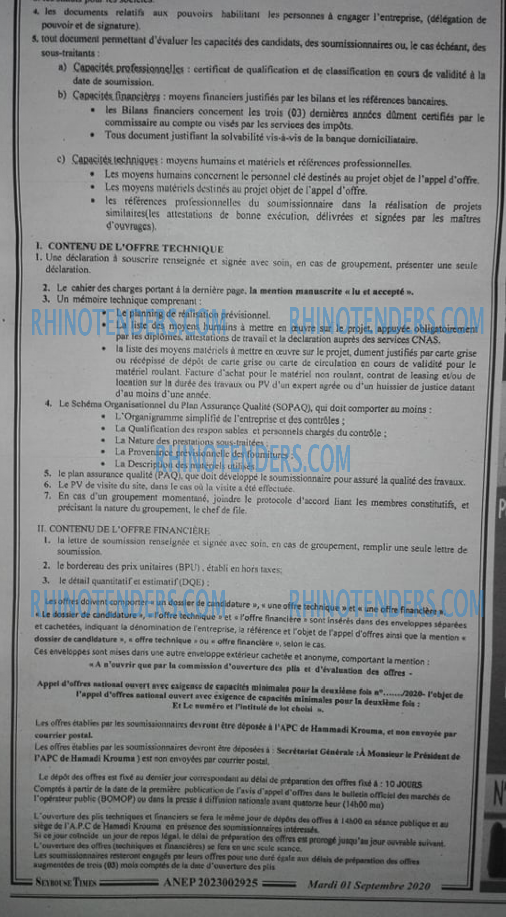 SEYBOUSSE TIMES