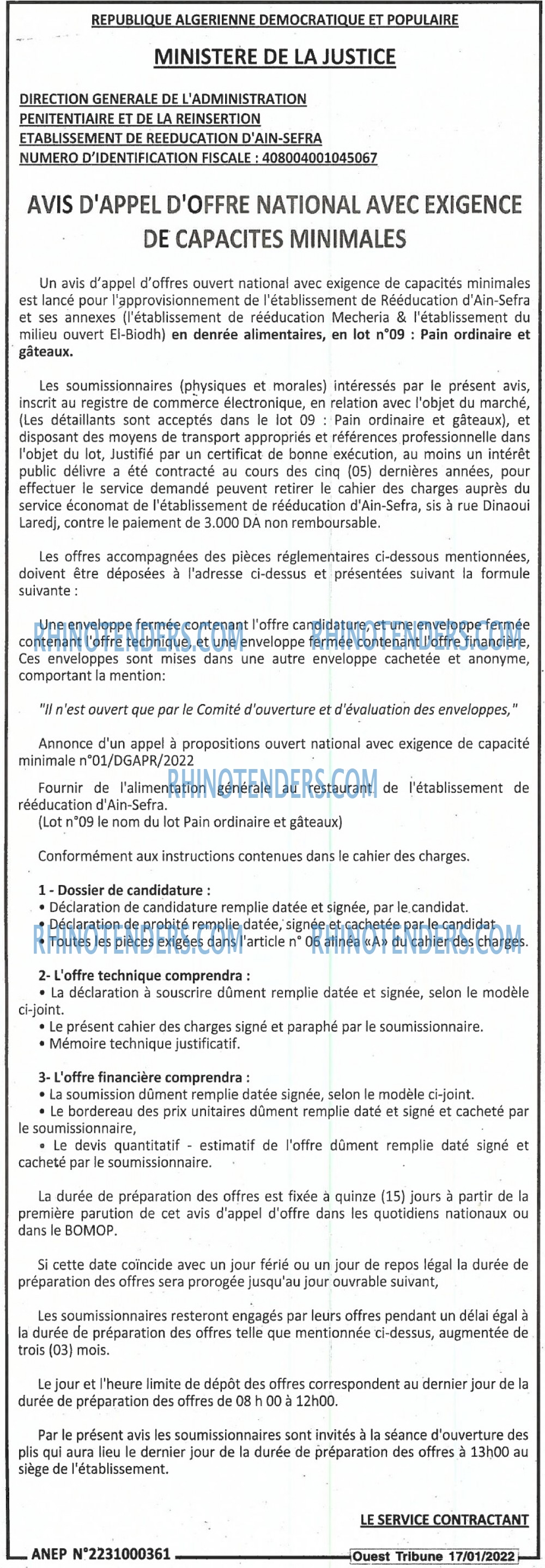 ouest TRIBUNE