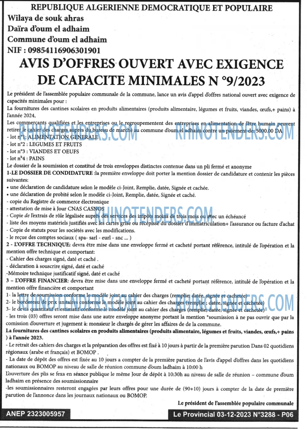 LE PROVINCIAL