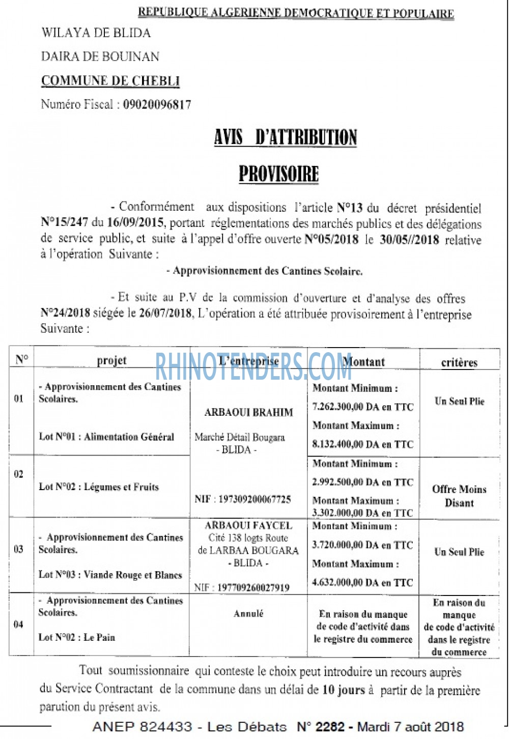 Les Debats