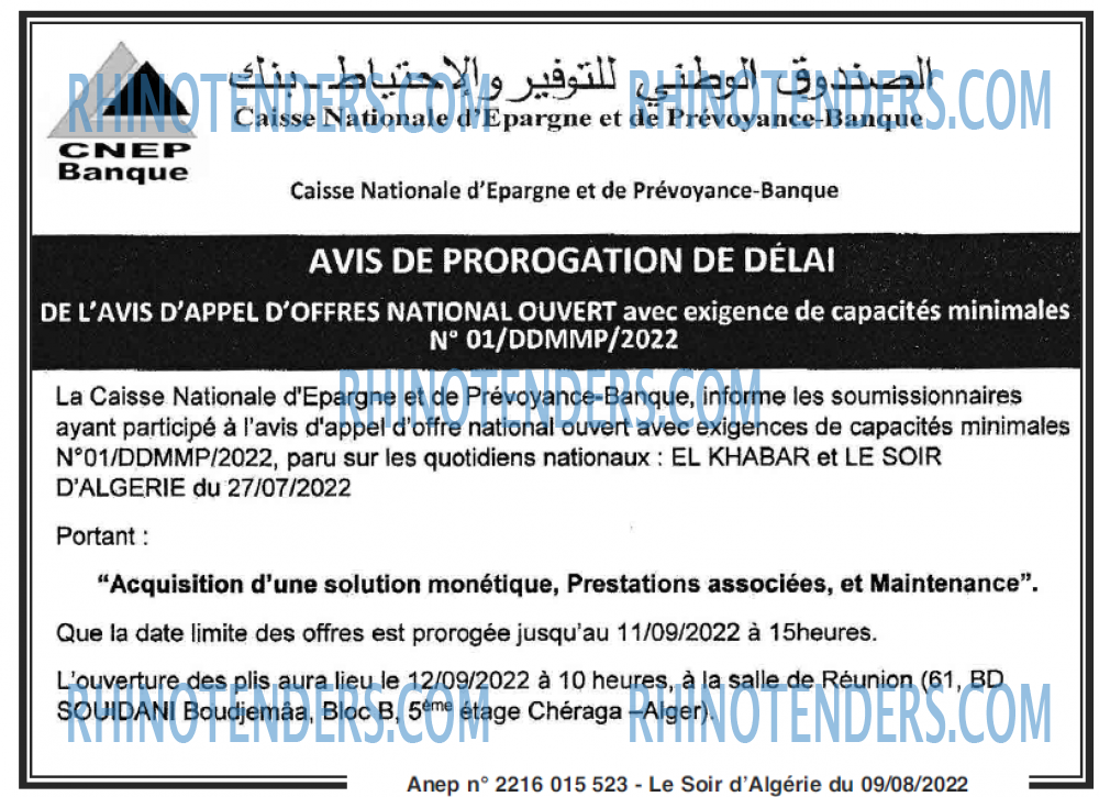 LE SOIR D'ALGERIE