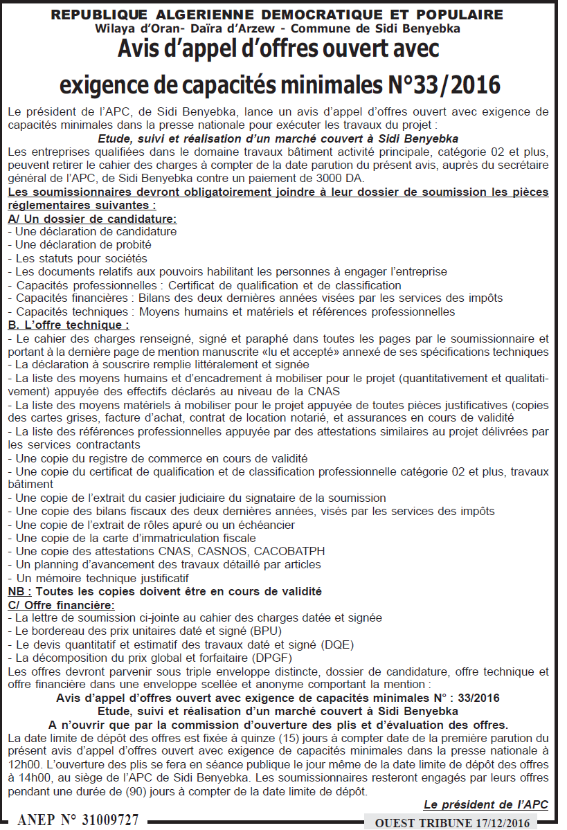 ouest TRIBUNE
