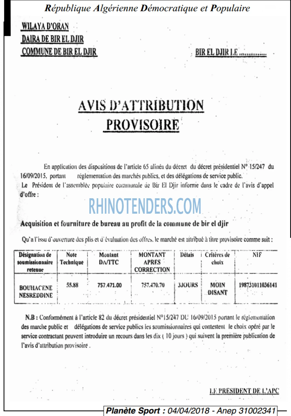 PLANETE SPORT
