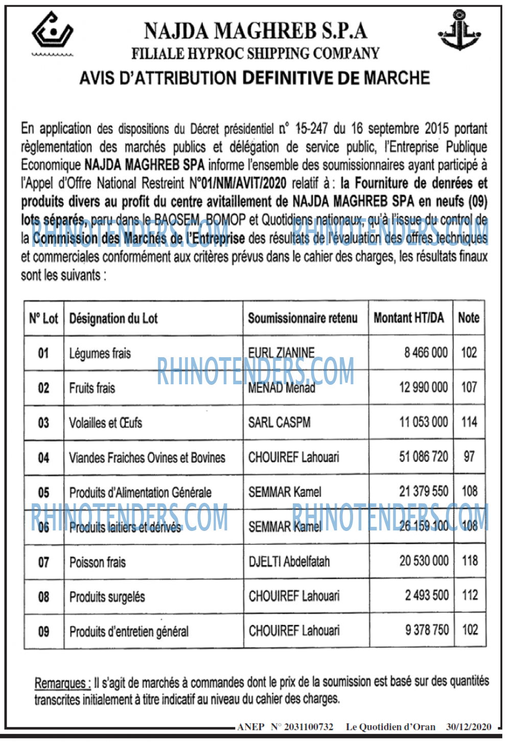 Le Quotidien d'Oran