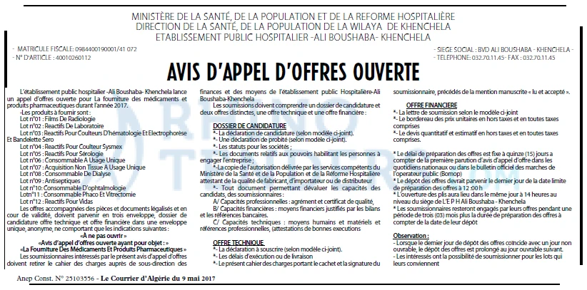 Le Courrier d'Algerie