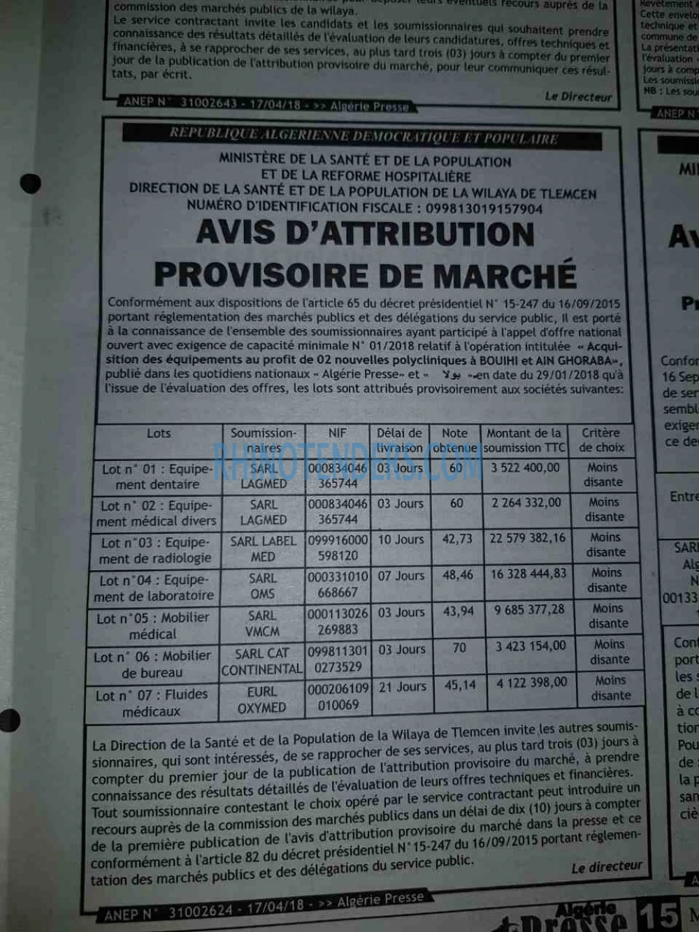 ALGERIE PRESSE