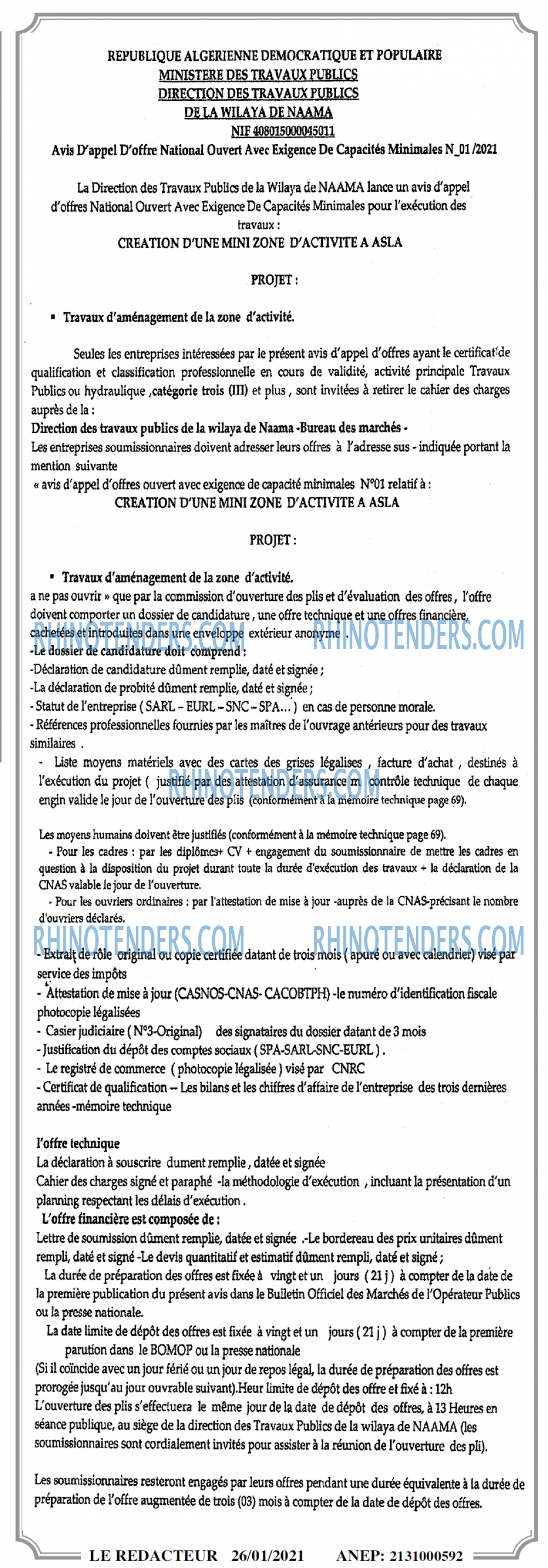 LE REDACTEUR