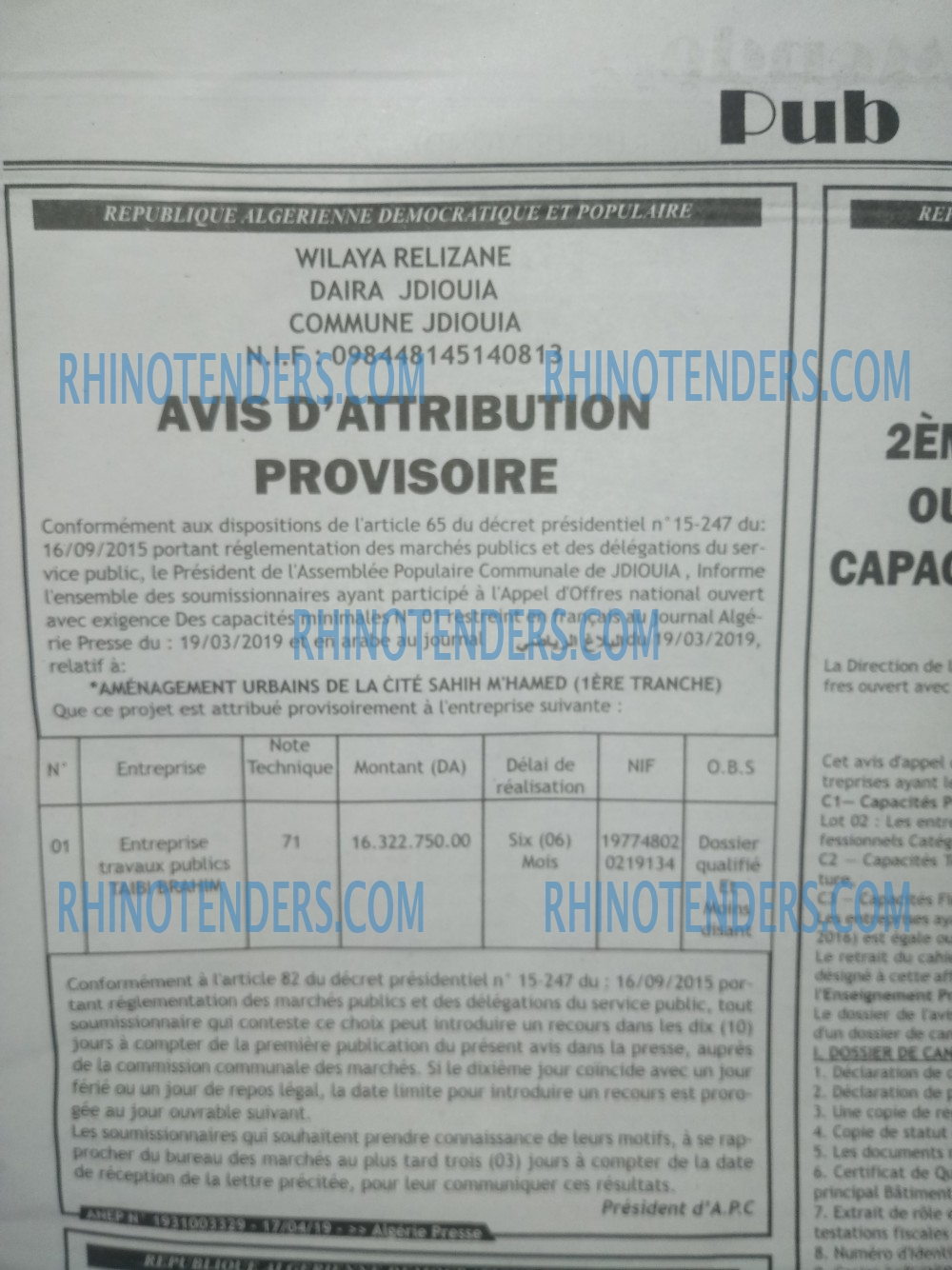 ALGERIE PRESSE
