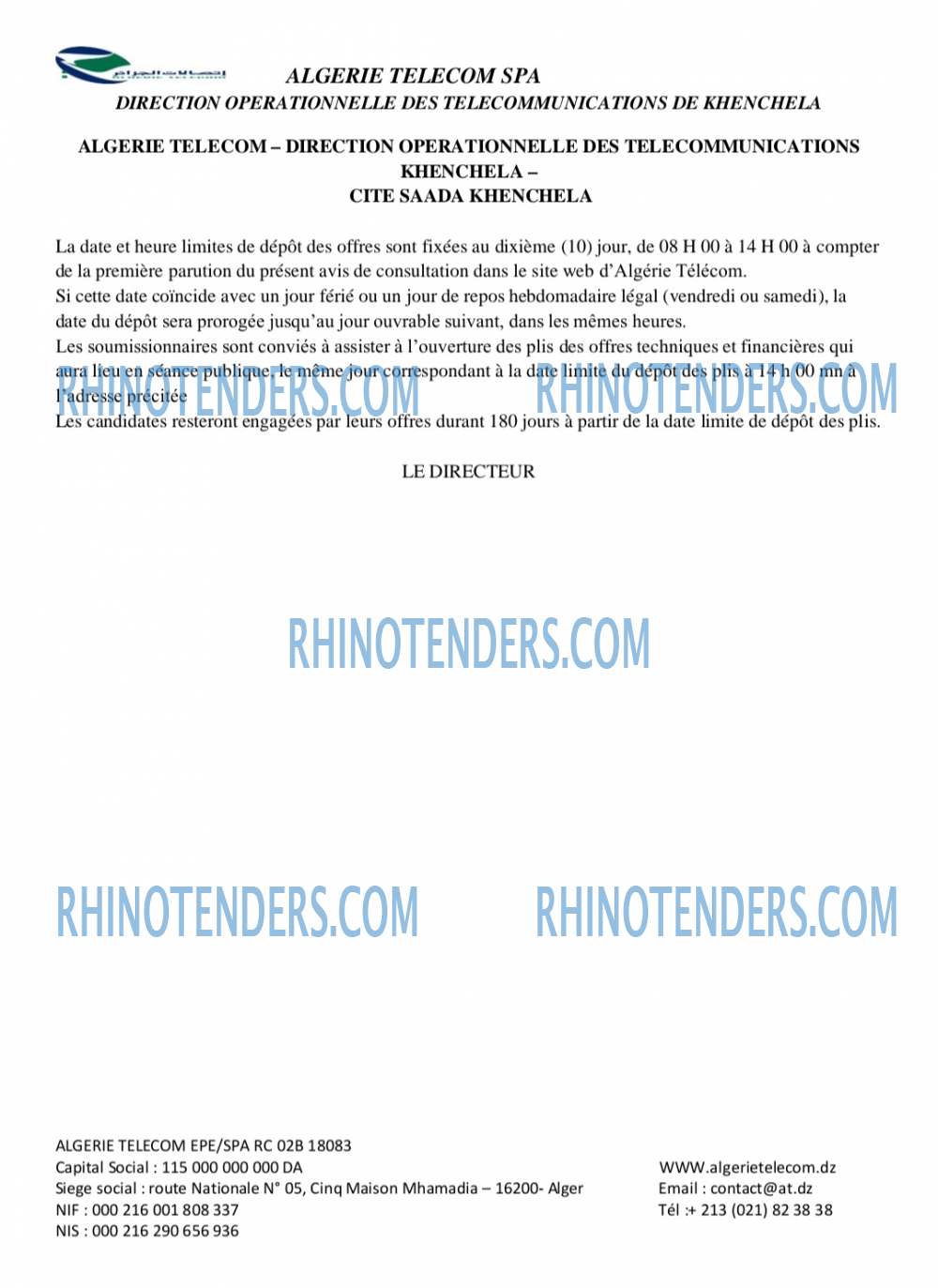 Rhinotenders
