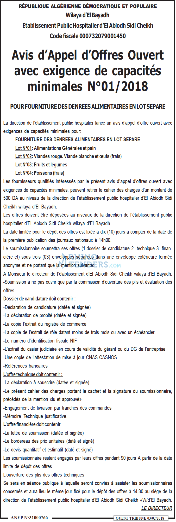 ouest TRIBUNE