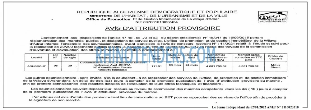 Jeune Independant