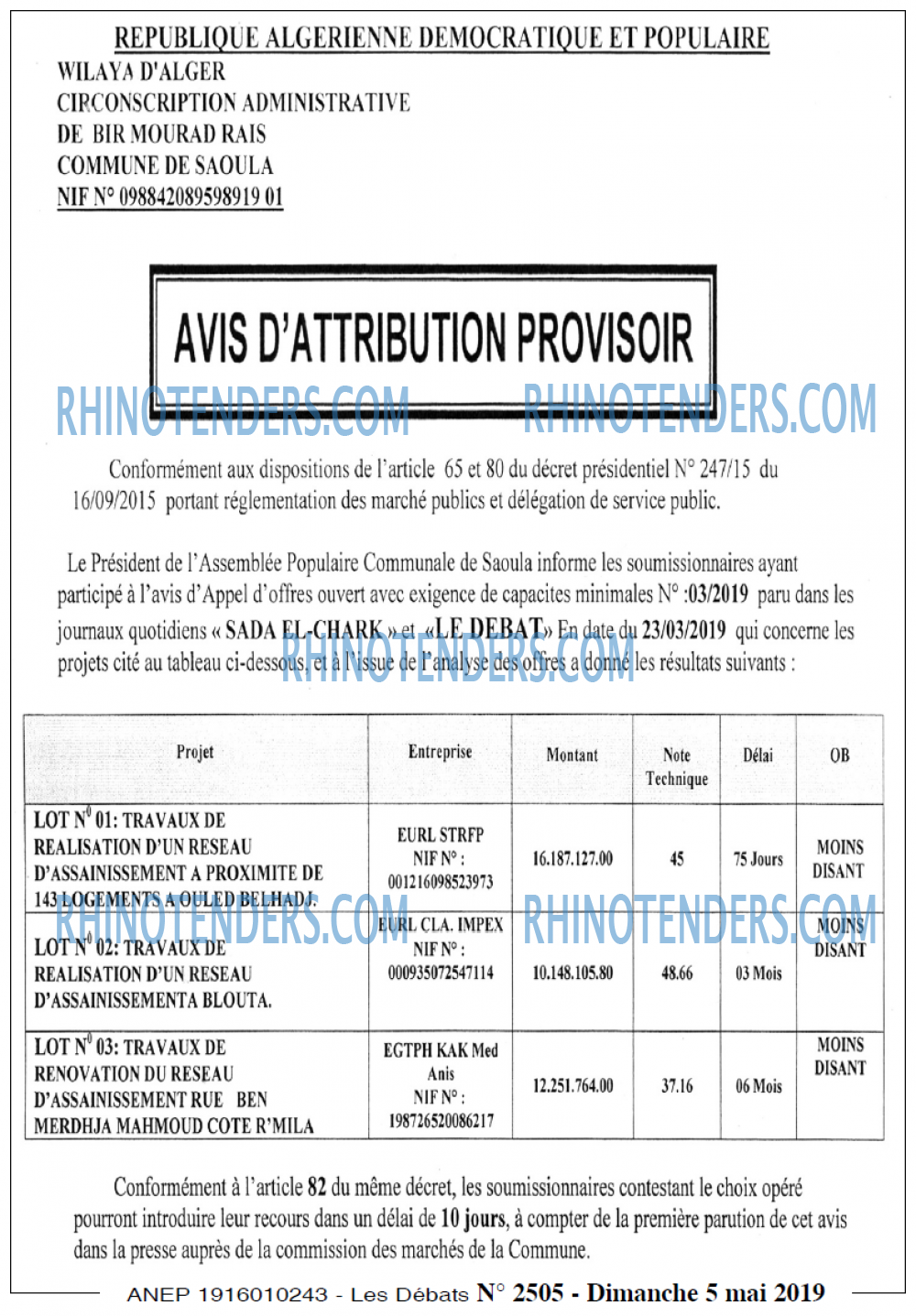 Les Debats