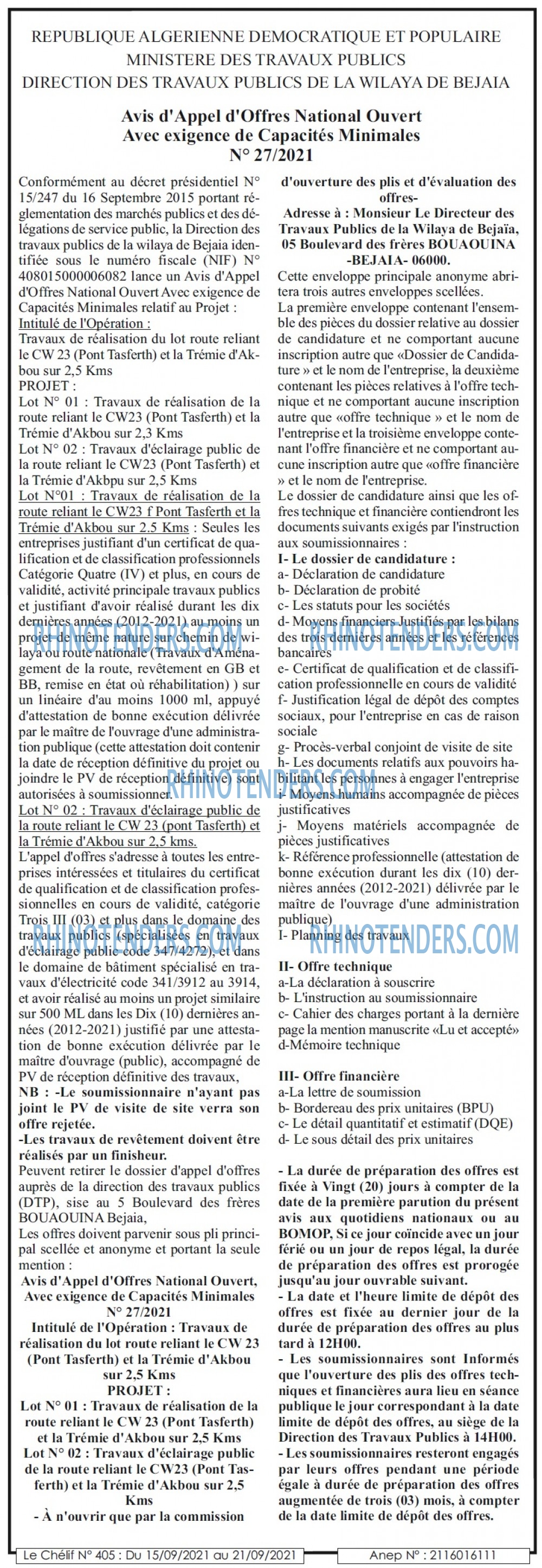 Le chélif