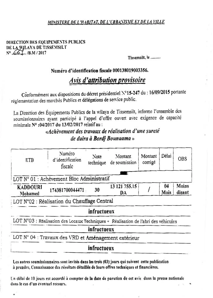 Le Jour d'Algérie