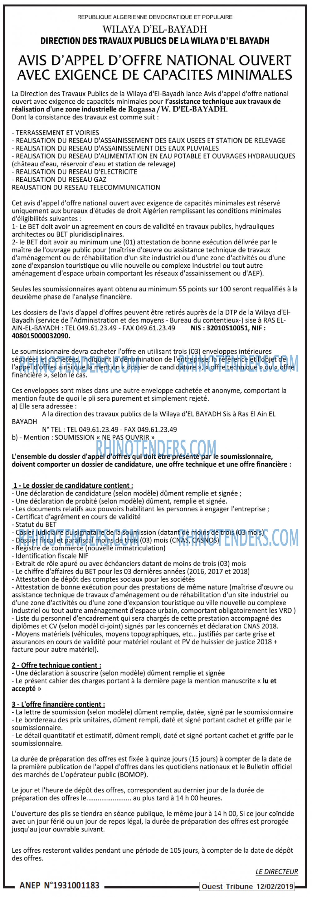ouest TRIBUNE