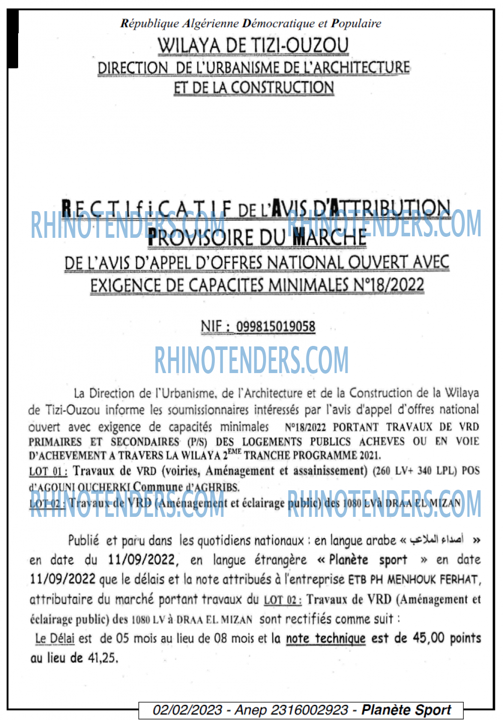 PLANETE SPORT