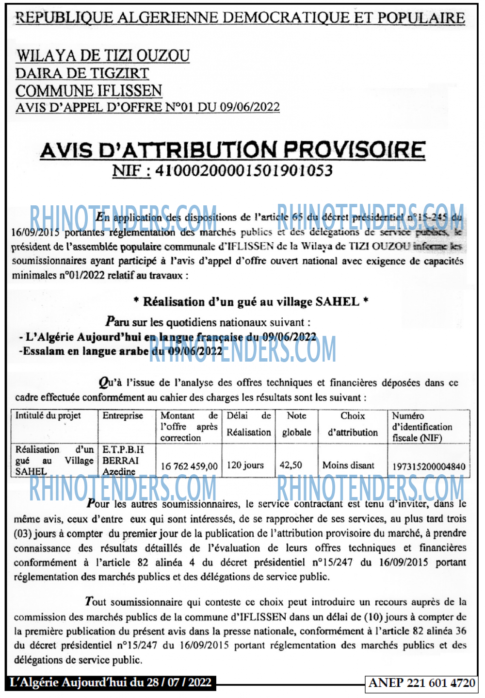 Aujourd'hui