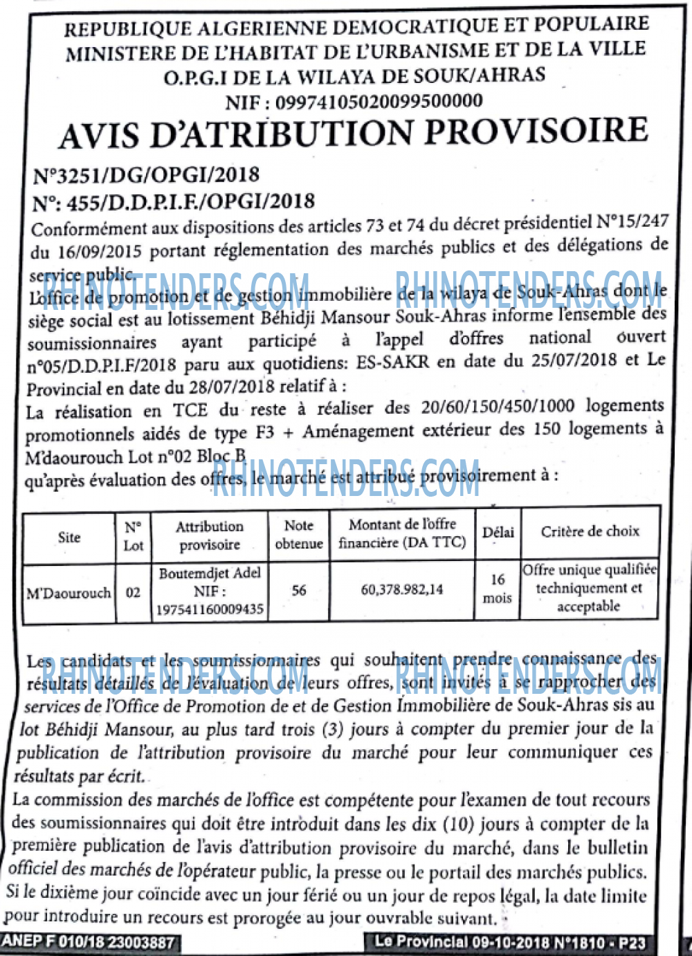 LE PROVINCIAL