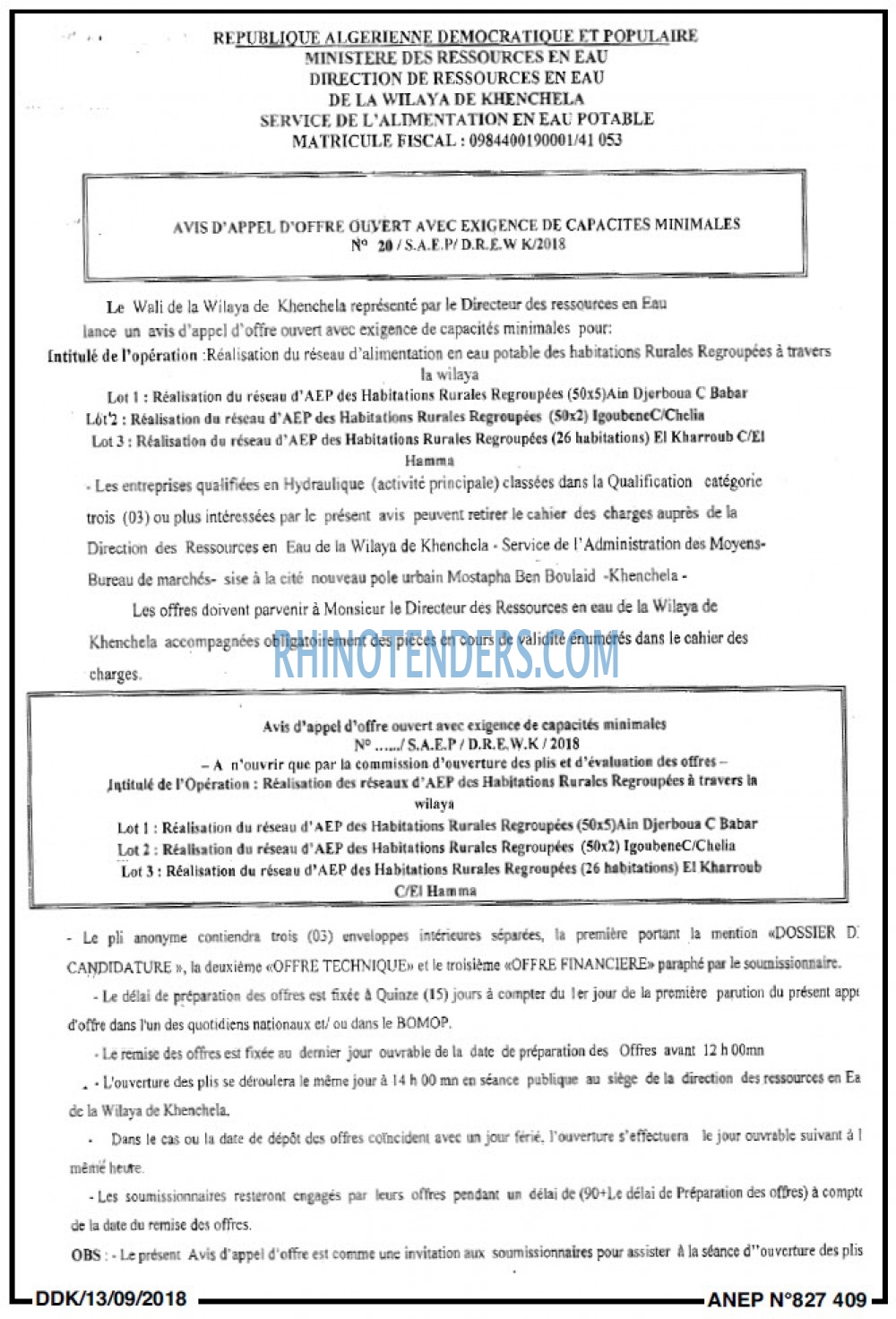 LA DEPECHE DE KABYLIE