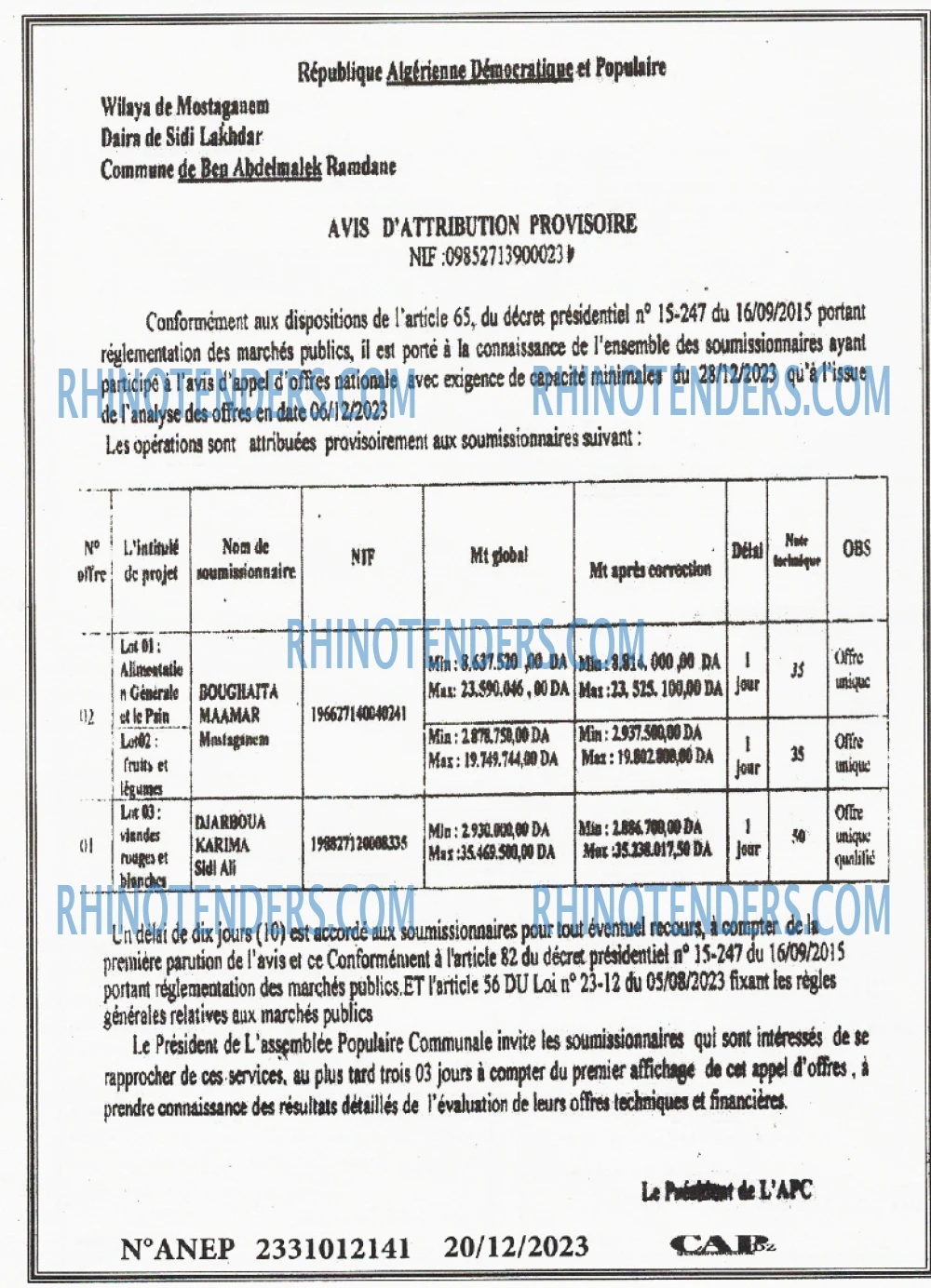 CAP OUEST