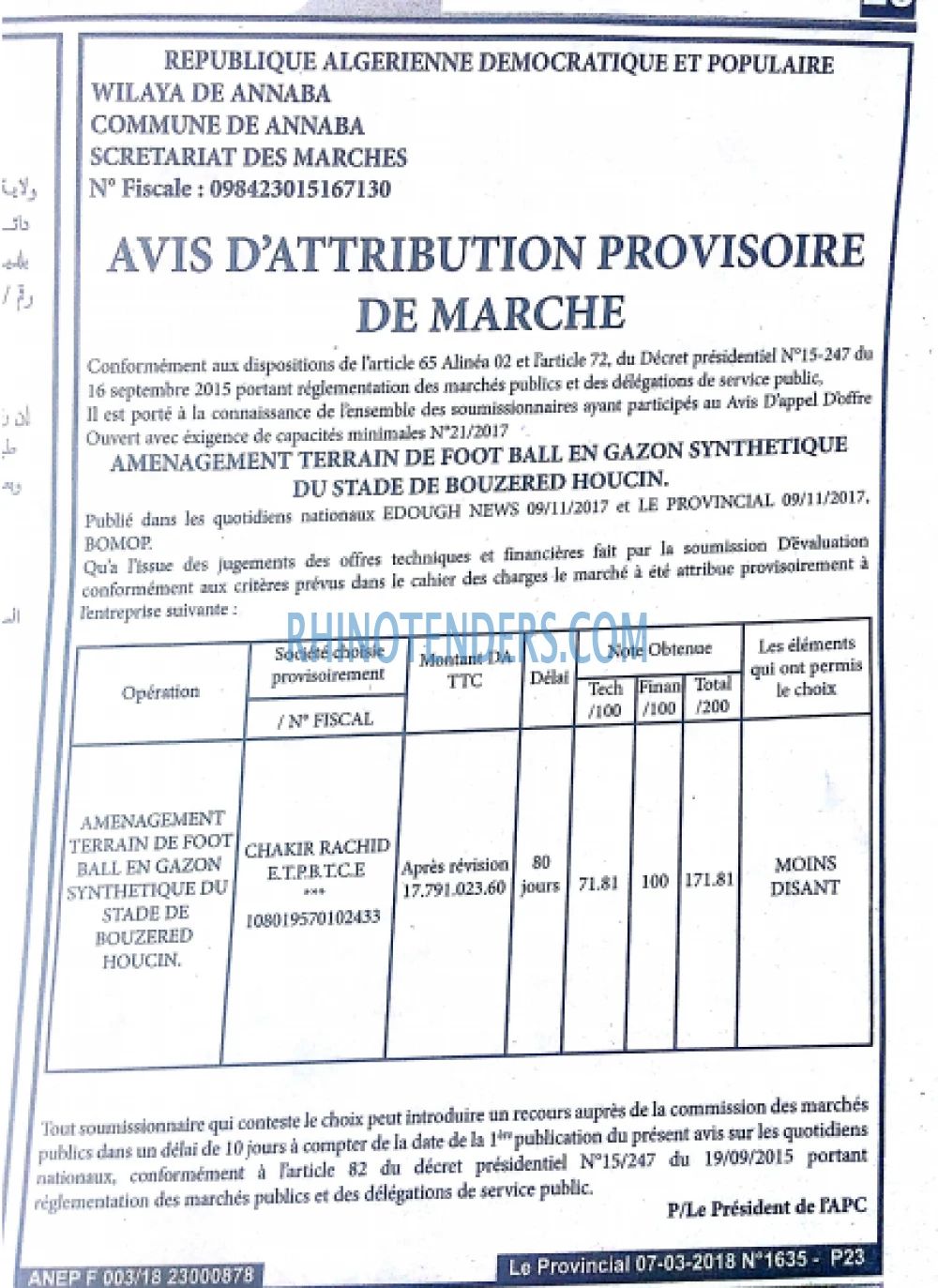LE PROVINCIAL