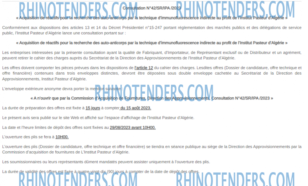 Rhinotenders