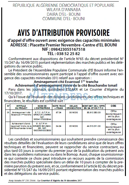Le Courrier d'Algerie
