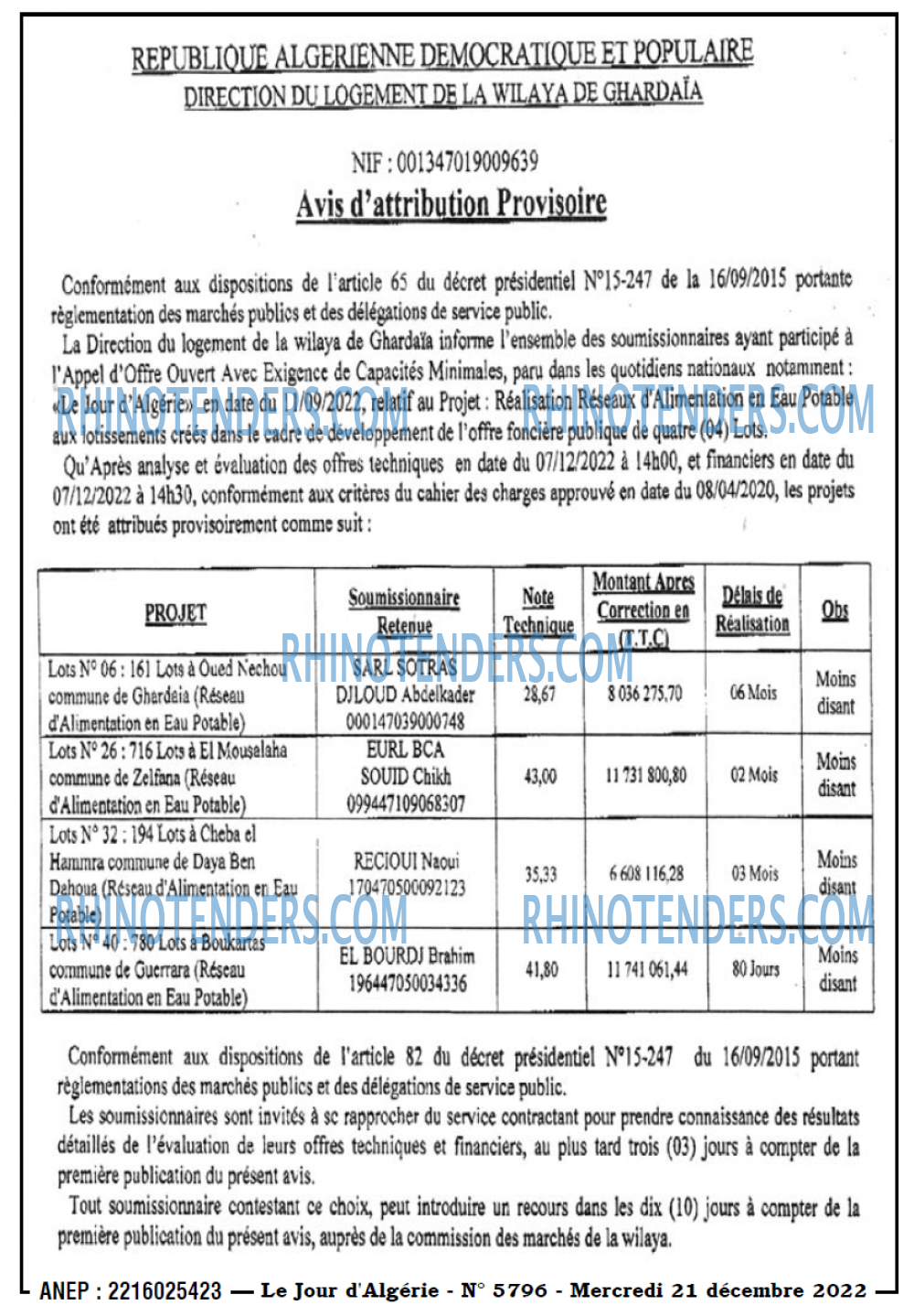 Le Jour d'Algérie