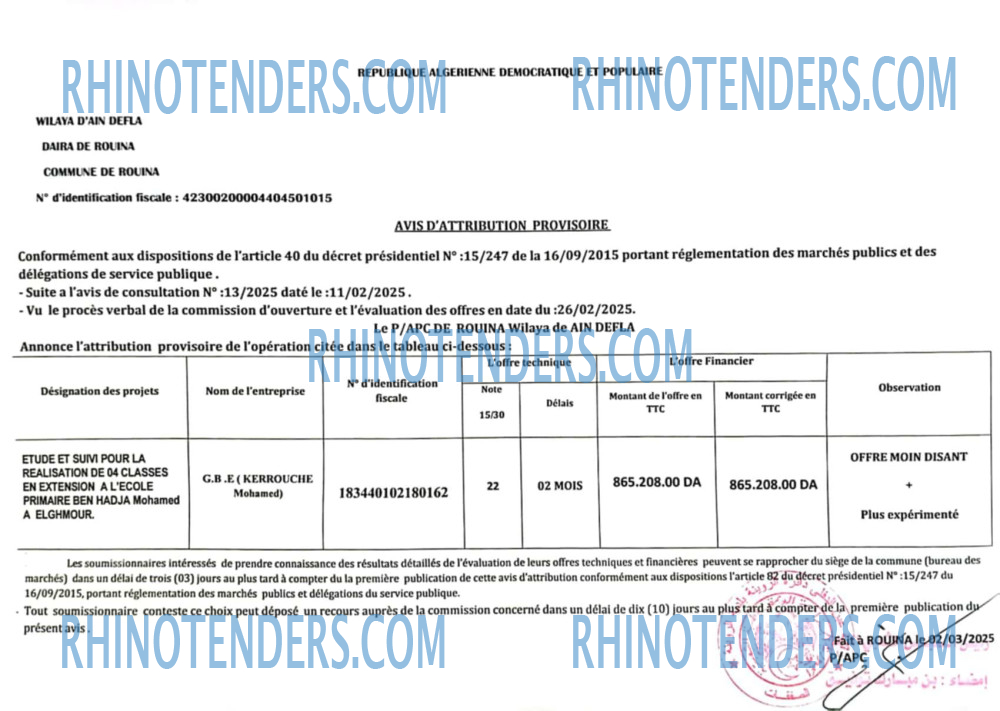 Rhinotenders