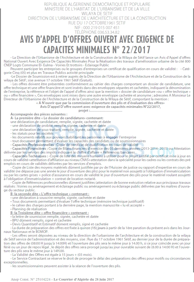 Le Courrier d'Algerie