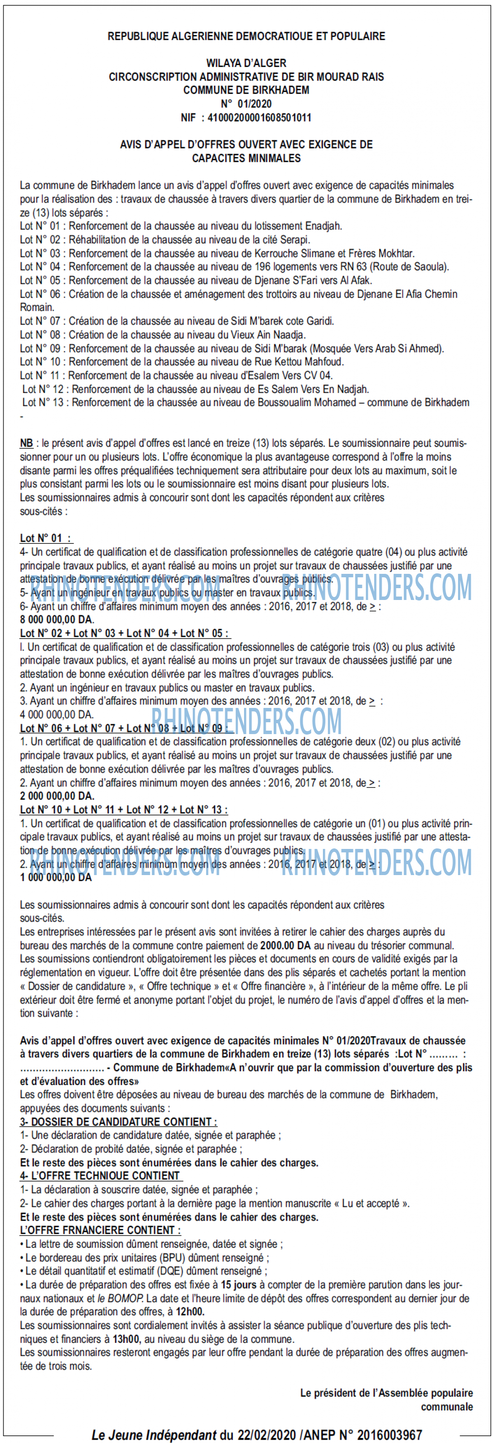 Jeune Independant