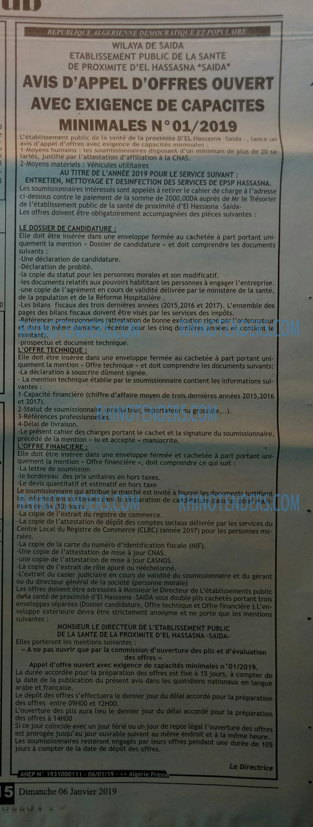 ALGERIE PRESSE