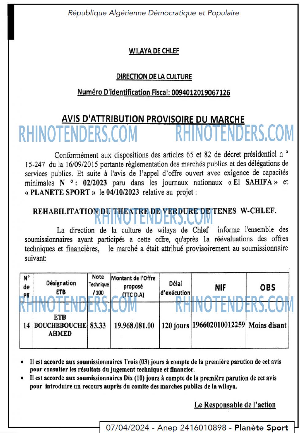 PLANETE SPORT