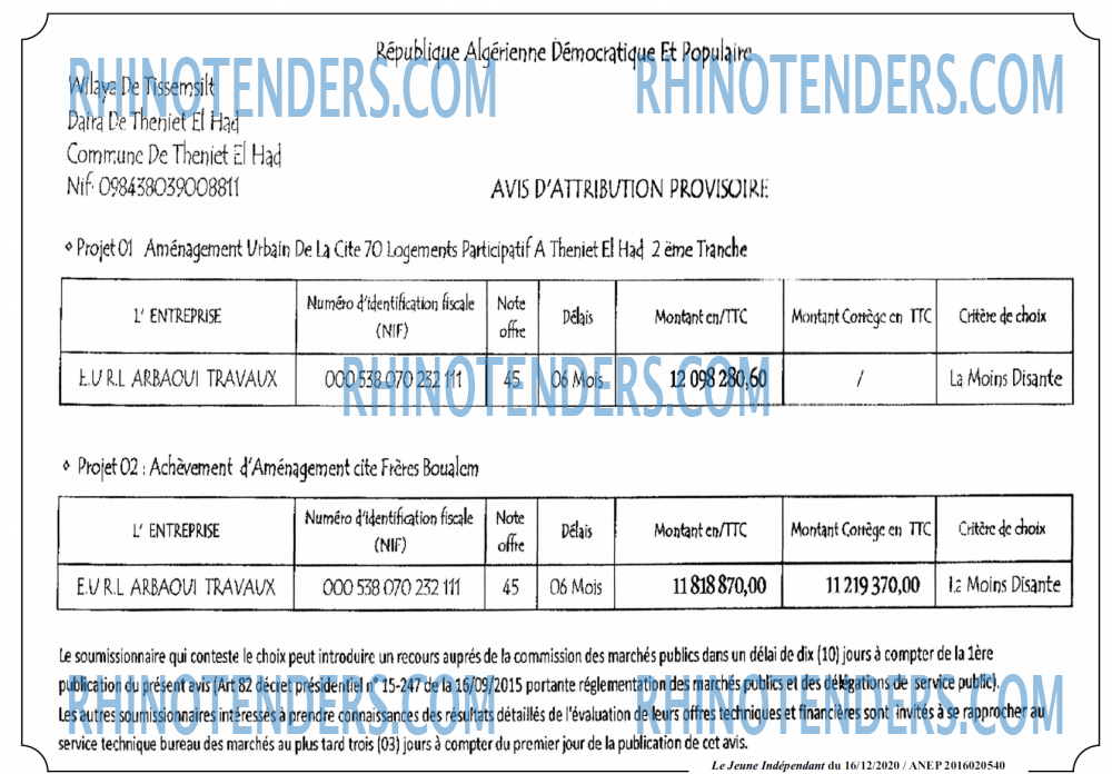 Jeune Independant