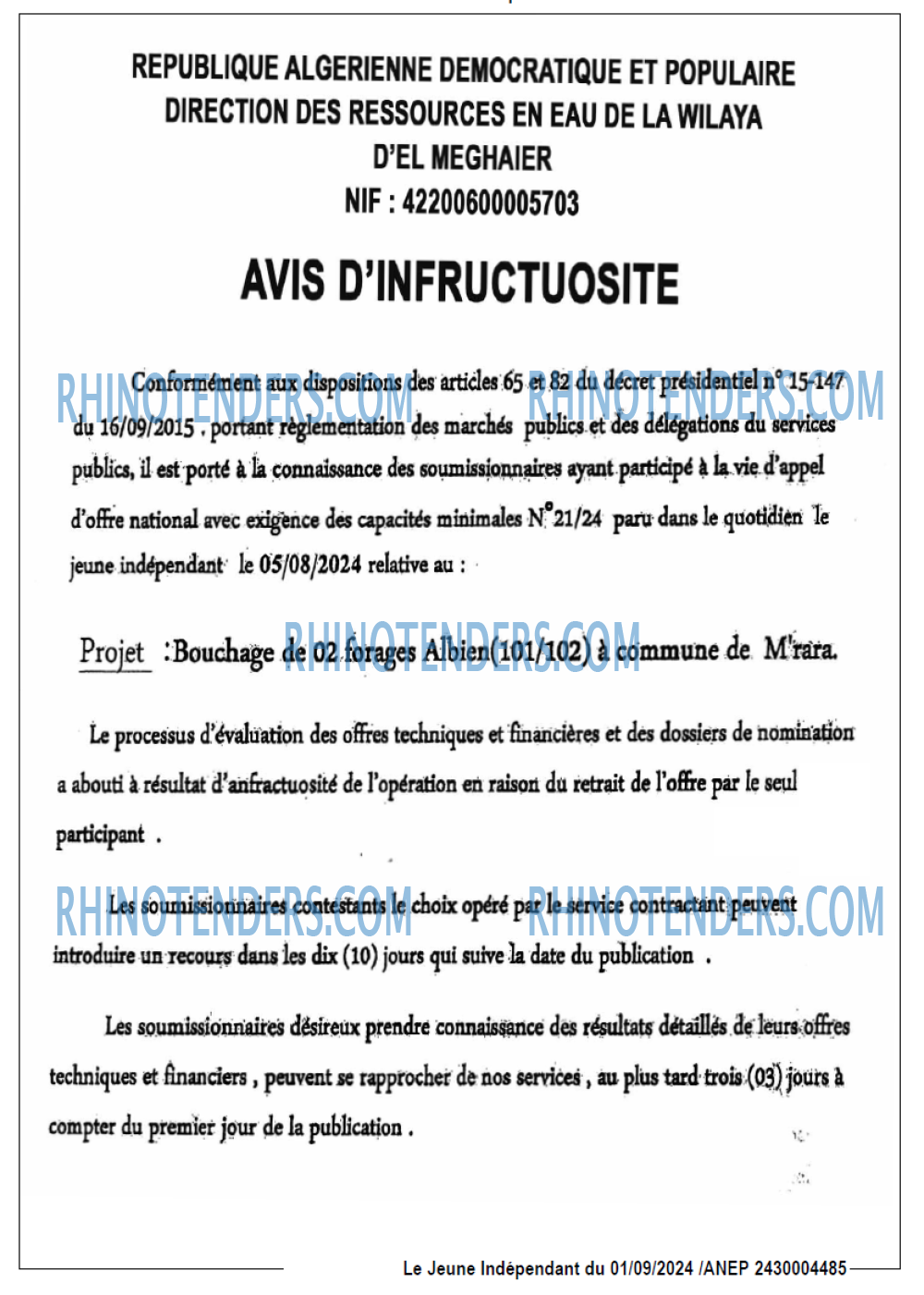 Le jeune indépendant