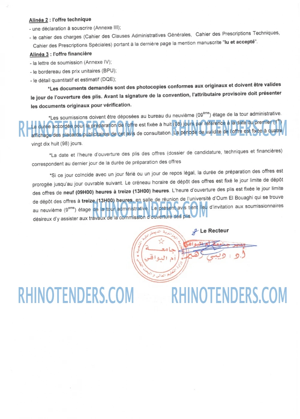 Rhinotenders