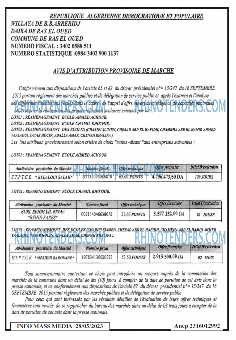 Infos Mass Media