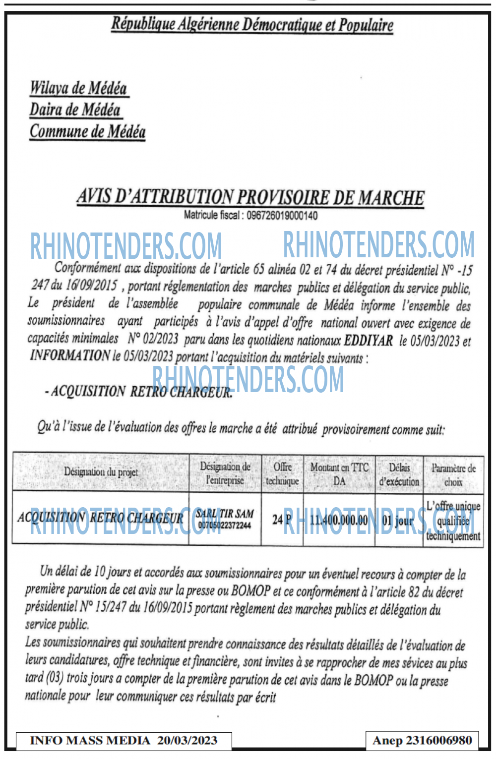 Infos Mass Media