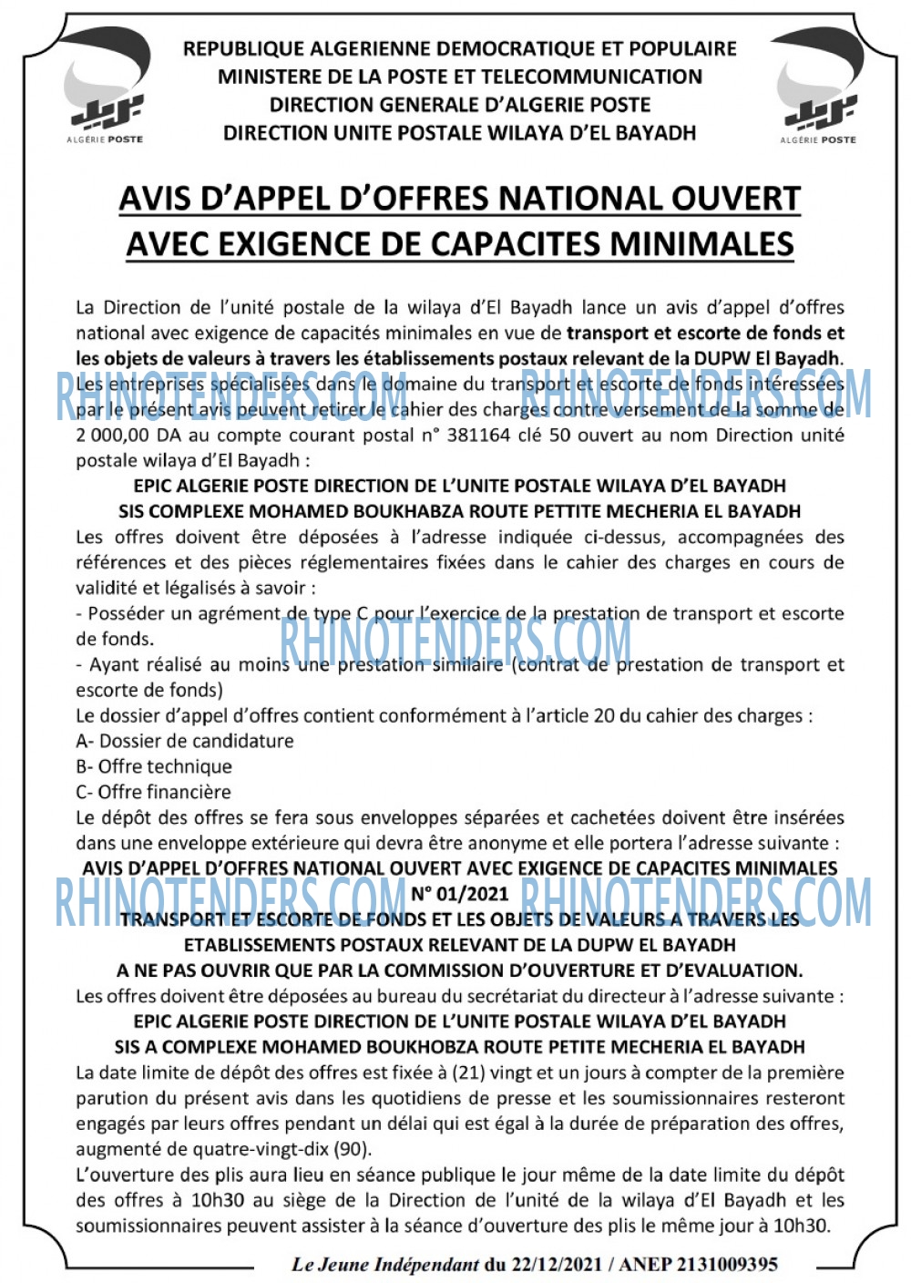 Le jeune indépendant