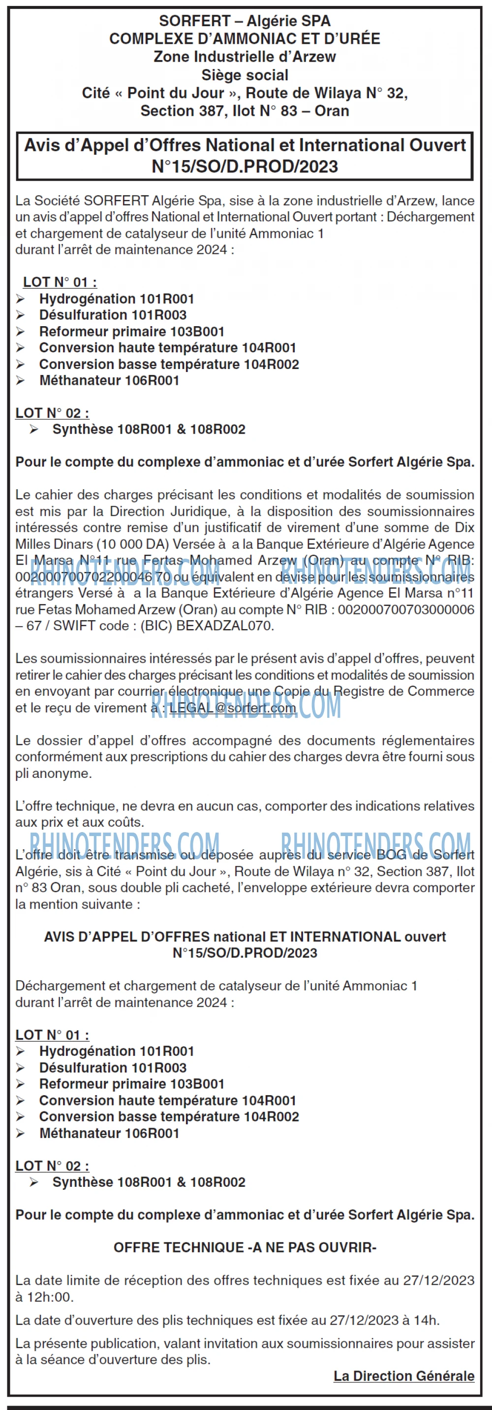 Le Quotidien d'Oran